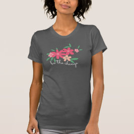 Camiseta Sea El Cambio Flores De Dainty Rosa
