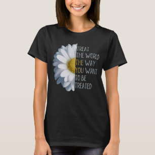 Camiseta Sea el cambio Salve el flujo mundial de la margari