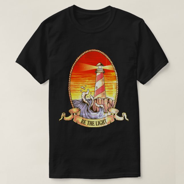 Camiseta Sea el faro ligero (Diseño del anverso)