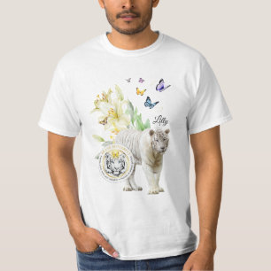 Camiseta sea el tigre blanco que cambia