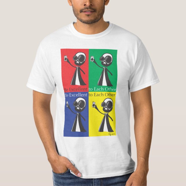 Camiseta Sea excelente el uno al otro (Anverso)