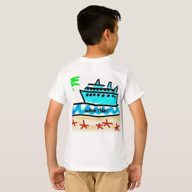 Camiseta Sea Explorer - Embarque en Ocean Adventures - Boy' (Reverso completo)
