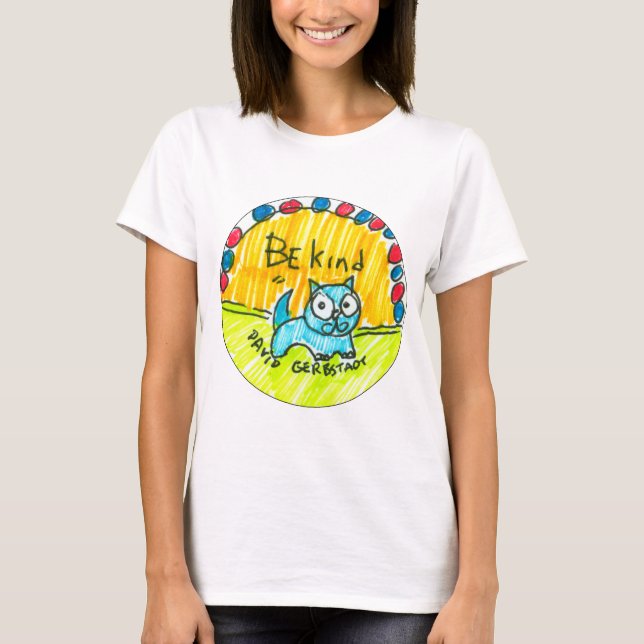 Camiseta Sea gato azul bueno (Anverso)