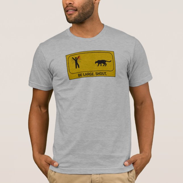 Camiseta Sea grande. Grito (Anverso)