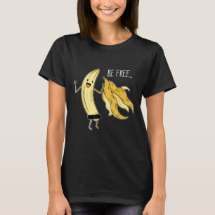 Camiseta Sea Gratis Gratuito Banana Gráfica Fruta Lover Lib