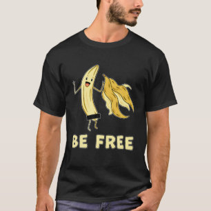 Camiseta Sea Gratis Gratuito Banana Gráfica Fruta Lover Lib