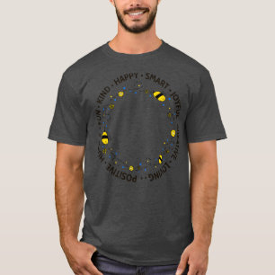 Camiseta Sea Humble Positivo Amar Creativo Joyf Inteligente