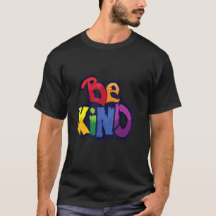 Camiseta Sea Kind Rainbow Sunflower Hearts Lgbt Lesbian Pri