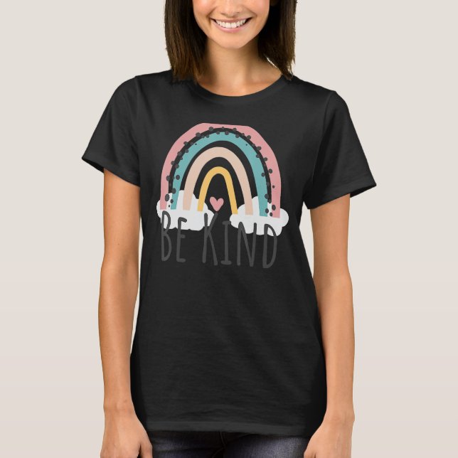 Camiseta Sea Kind Shirt Cute Rainbow Positions Inspira (Anverso)