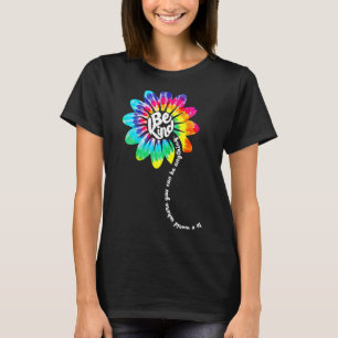 Camiseta Sea Kind Shirt Groovy Tie Dye Flower Power Git