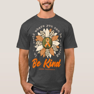 Camiseta Sea Kind Sunflower Naranja ADHD Cinta de sensibili
