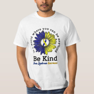 Camiseta Sea Kind World Down Day Awareness Ribbon