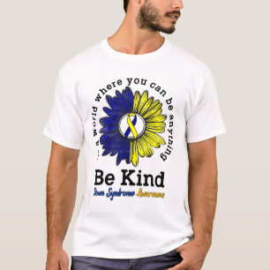 Camiseta Sea Kind World Down Day Awareness Ribbon S