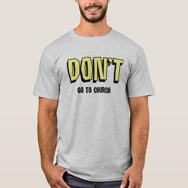 Camiseta Sea la iglesia (Anverso)