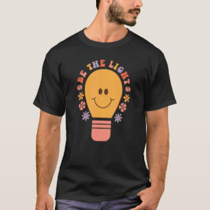 Camiseta Sea La Lámpara De Luz Floral Clara Vibes Positivas