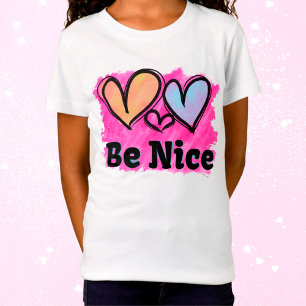 Camiseta Sea lindo corazón acuarela