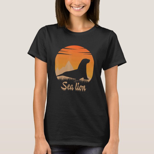 Camiseta Sea Lion Animal Hot In The Mounta In Nature (Anverso)