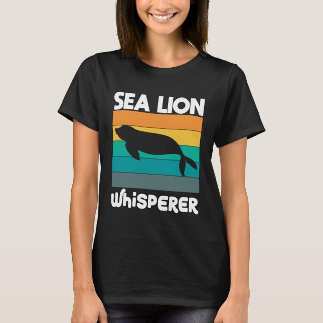 Camiseta Sea Lion Whisperer Animal (Anverso)