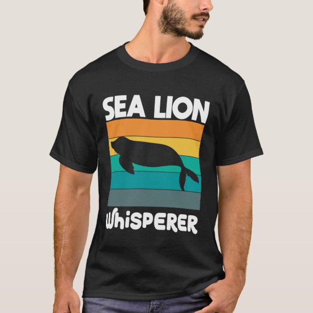 Camiseta Sea Lion Whisperer Animal (Anverso)