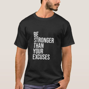 Camiseta Sea Más Fuerte Que Sus Excusas Aa Na 12 Step Sober