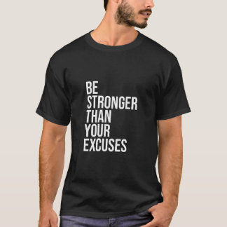 Camiseta Sea Más Fuerte Que Sus Excusas Aa Na 12 Step Sober