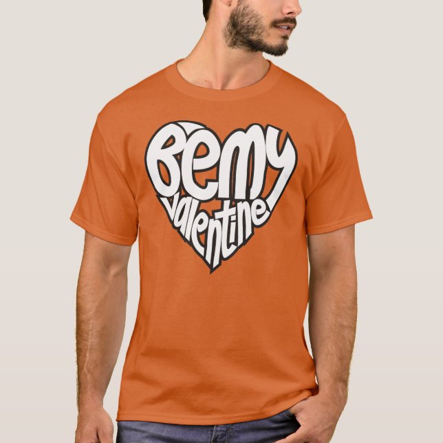Camiseta Sea mi tarjeta del día de San Valentín (Anverso)
