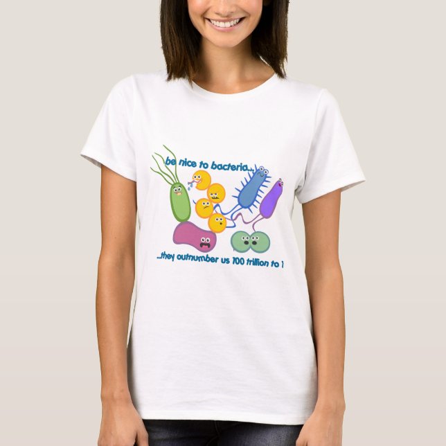 Camiseta Sea Niza a las bacterias (Anverso)