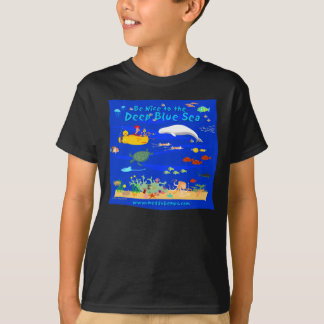 Camiseta Sea Niza al mar azul profundo