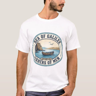 Camiseta Sea of Galilee Fishers of Men Matthew 4:19 Stamp