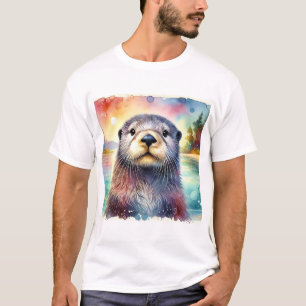 Camiseta Sea Otter 081024AREF148 - Watercolor