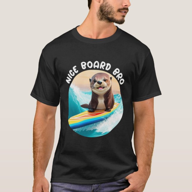 Camiseta Sea Otter 841 Surfboard Thief California Surfer So (Anverso)