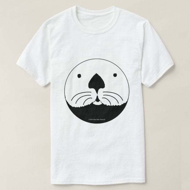 Camiseta Sea Otter looking out of the round window (Diseño del anverso)