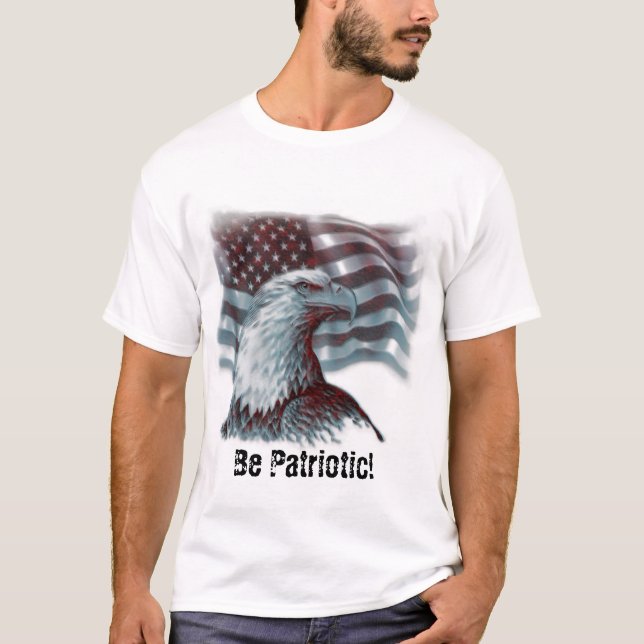 Camiseta ¡Sea patriótico! (Anverso)