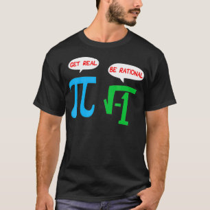 Camiseta Sea Racional Consiga Estadísticas De Chiste De Ma