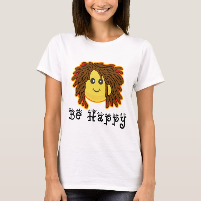 Camiseta Sea Rasta feliz lunes Dreadlocks (Anverso)