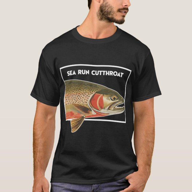 Camiseta Sea Run Cutthroat Trout Fisherman Gift (Anverso)