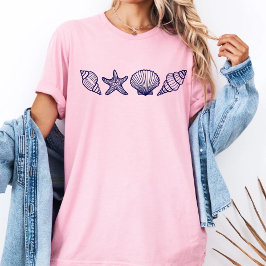 Camiseta Sea Shell Summer Woman