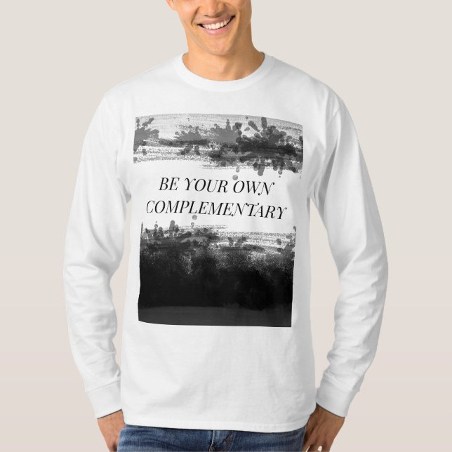 Camiseta "SEA SU PROPIO COMPLEMENTARIO" Blanco (Anverso)