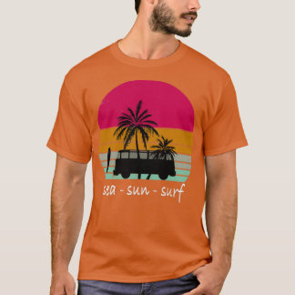 Camiseta Sea Sun Surf Sunset Surfing Summer