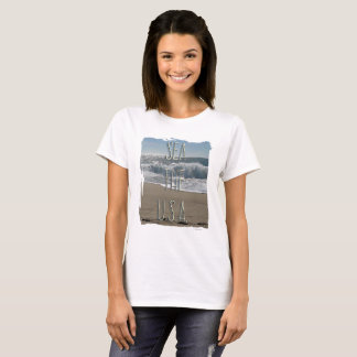 Camiseta Sea the USA Fun Beach Life Slogan