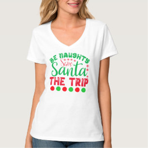 Camiseta Sea travieso Salven a Santa El Viaje-81634