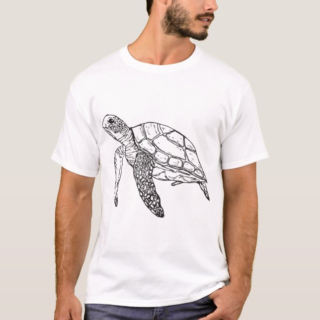 Camiseta sea turtle Copy Copy (Anverso)