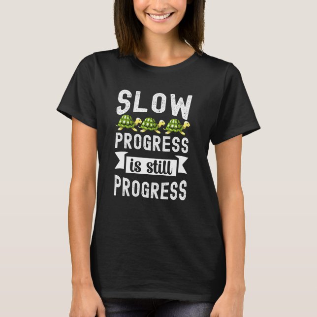 Camiseta Sea Turtle  For Women Loggerhead Slow Men Tortoise (Anverso)