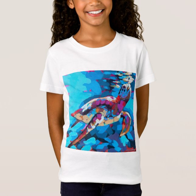 Camiseta Sea Turtle Painting - Beach Home Decor (Anverso)
