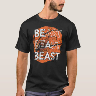 Camiseta Sea un Beast Basketball Deportes de diseño perturb