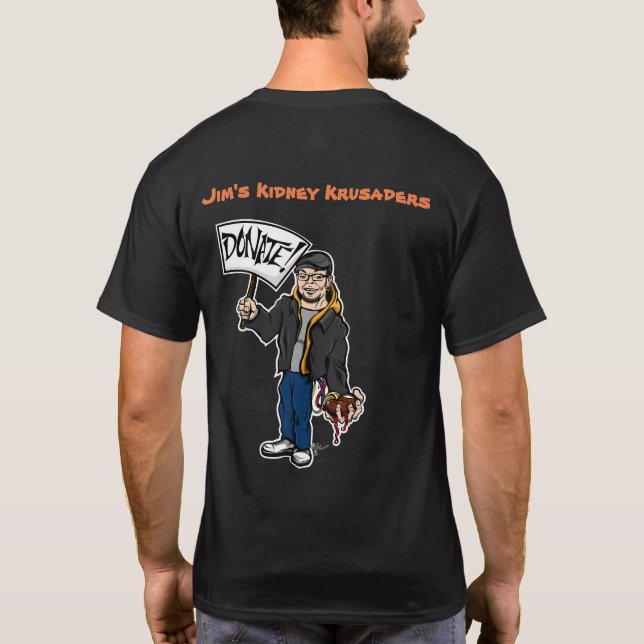 Camiseta Sea un donante de órganos (Reverso)