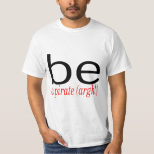 Camiseta Sea un pirata (Argh)