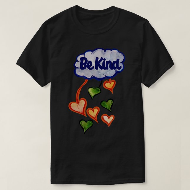 Camiseta Sea una buena nube (Diseño del anverso)