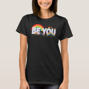 Camiseta Sea Usted Lgbt Orgullo Gay Banderas De Color Arcoi