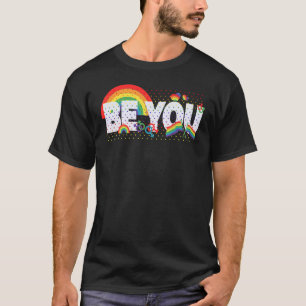 Camiseta Sea Usted Lgbt Orgullo Gay Banderas De Color Arcoi